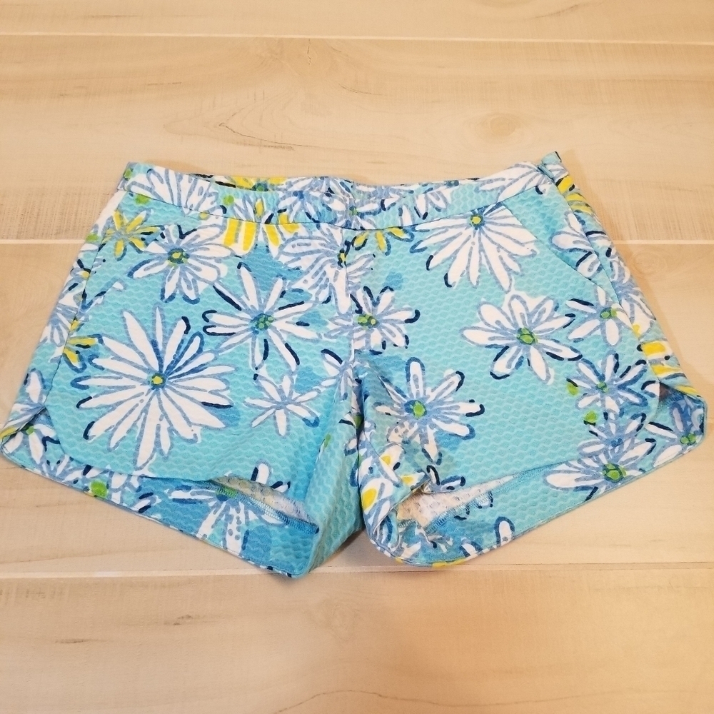 {00} LP Adie Breakwater Daisy Dance Blue Shorts - Picture 2 of 12